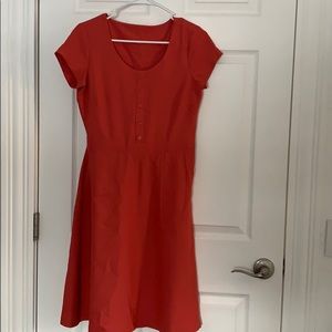 Coral dress